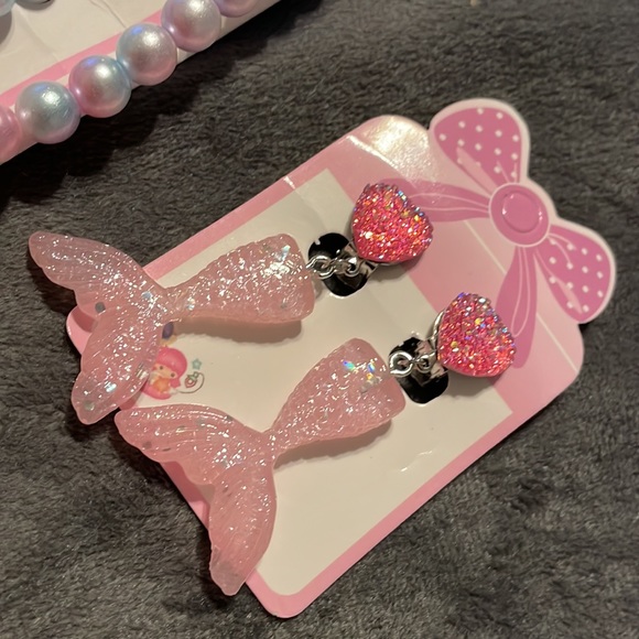 7 pc 2 Gifts Sweet Princess Baby Girl 1st Pearl Jewelry She Will LOVE! - Picture 4 of 12